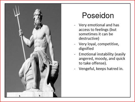 poseidon personality.